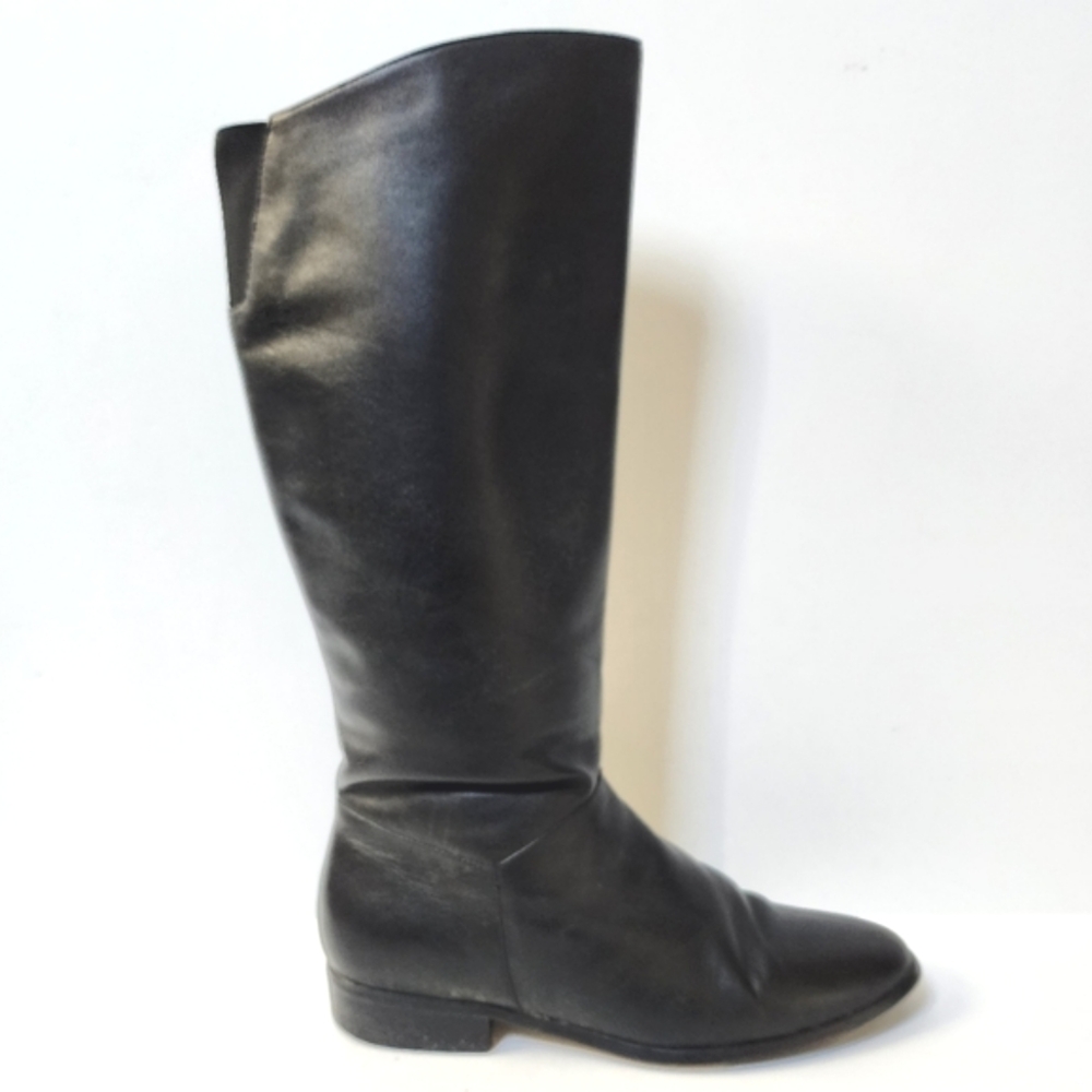 Women's black leather riding boots from St. John's Bay size 8.5